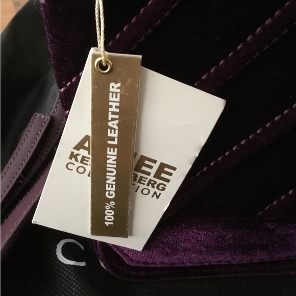 Aimee Kestenberg Purple Leather Cross Body Bag New with tags - Picture 2 of 7